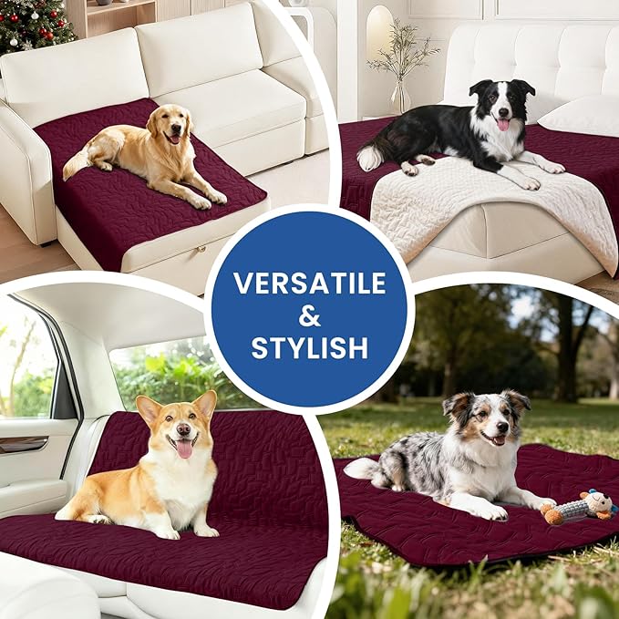Waterproof Dog Blanket, Non-Slip Soft Pet Bed Cover, Couch Cover - Image 5