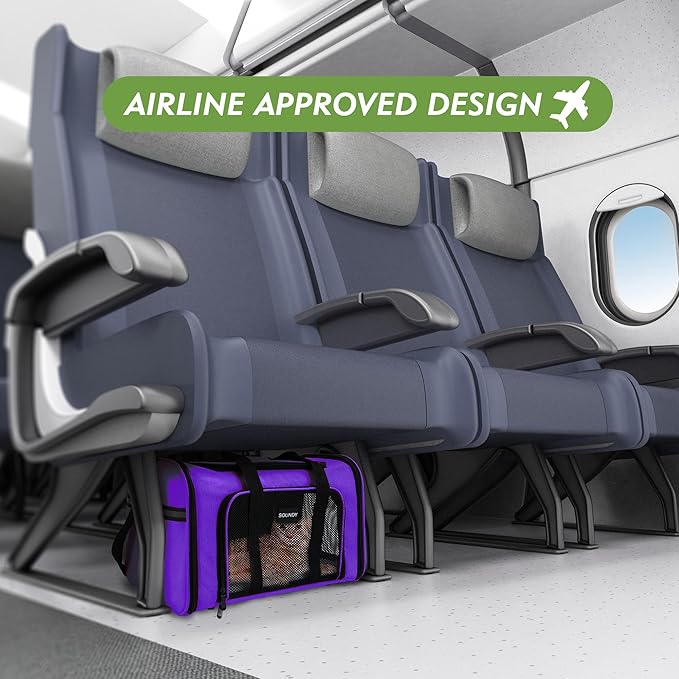 Soundy Dog Carrier Cat Carriers Airline Approved Pet Carrier - Image 7