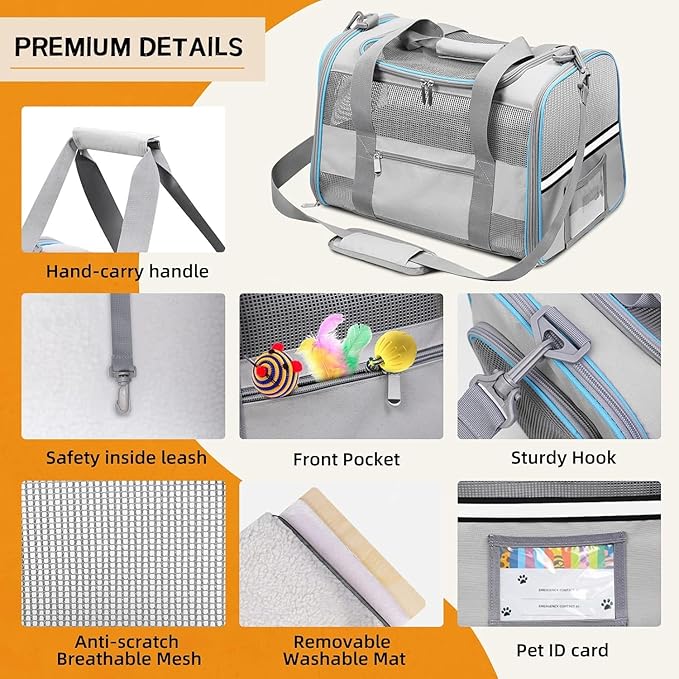 Heavy Duty 20 Inch Cat Carrier - Image 5