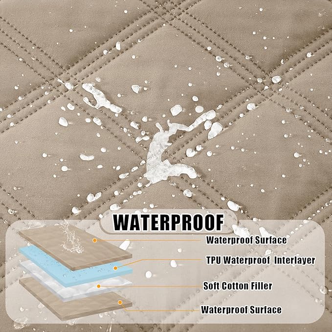 Smiry Waterproof Dog Bed Cover Blanket 40x50, Soft Reversible Pet Blanket - Image 2