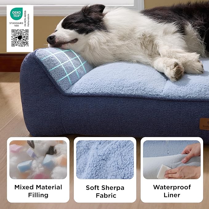 Bedsure SupportMax™ Orthopedic Dog Bed Medium Size Dog - Image 5