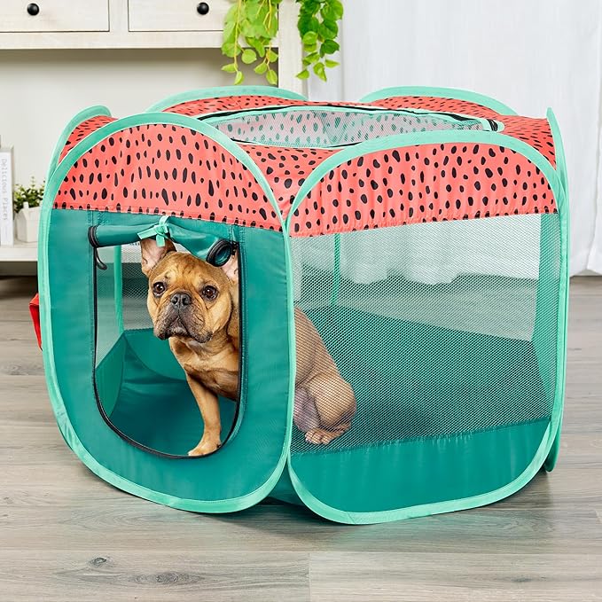 Furhaven Portable Dog Playpen Cat Tent, Pet Playground, Kennel Foldable Indoor - Image 2