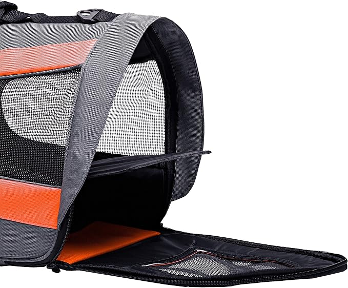 Pawer 18” x 11”x 11” Soft-Sided Foldable Airline Approved Pet Carrier - Image 8