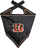 Pets First NFL Cincinnati Bengals TIE Bandana, Large/X-Large. Dog Bandana Scarf by PETSFIRST