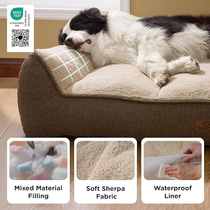 Bedsure SupportMax™ XL Orthopedic Dog Beds Large Sized Dog - Image 5