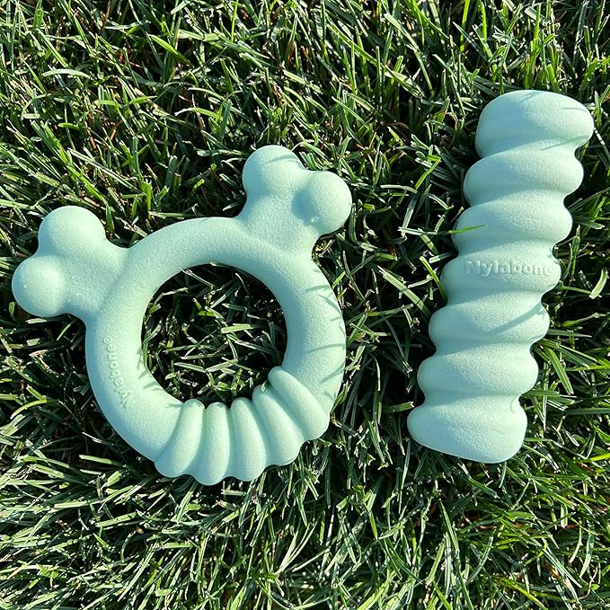 Nylabone Sensory Material Soothing Puppy Chew Toy Ring, Toys - Image 10