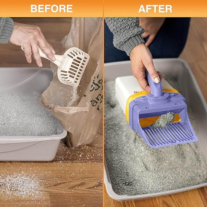 Neater Pet Brands Neater Scooper XL Cat Litter Scoop, 195 Refill Bags – - Image 8