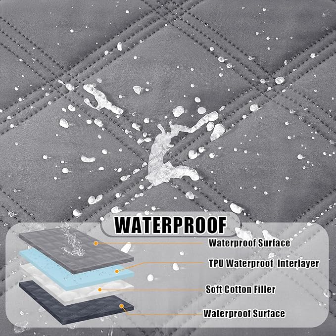 Smiry Waterproof Dog Bed Cover Blanket 30x70, Soft Reversible Pet Blanket - Image 2