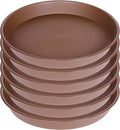 6 Pack of 12 inch Plant Saucer, Heavy Duty Plastic Plant Saucer 12 inch Round by Bleuhome