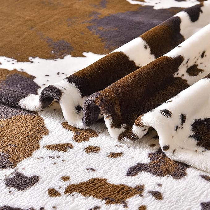 Bnuitland Cow Print Throw Blanket - Image 6