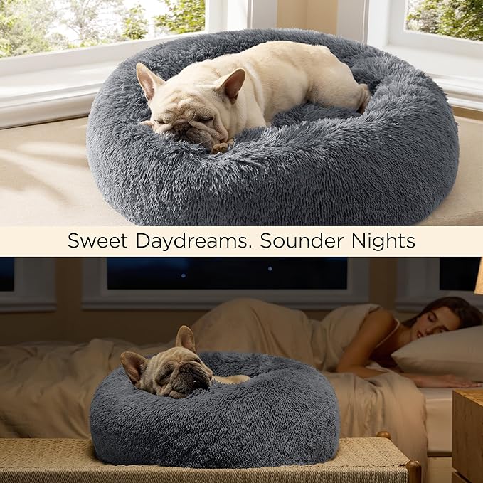 Bedsure Calming Dog Bed for Small Medium Dogs - Image 4