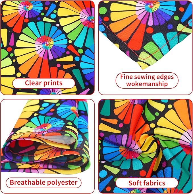 30 Pack Pride Dog Bandanas Bulk - Image 3