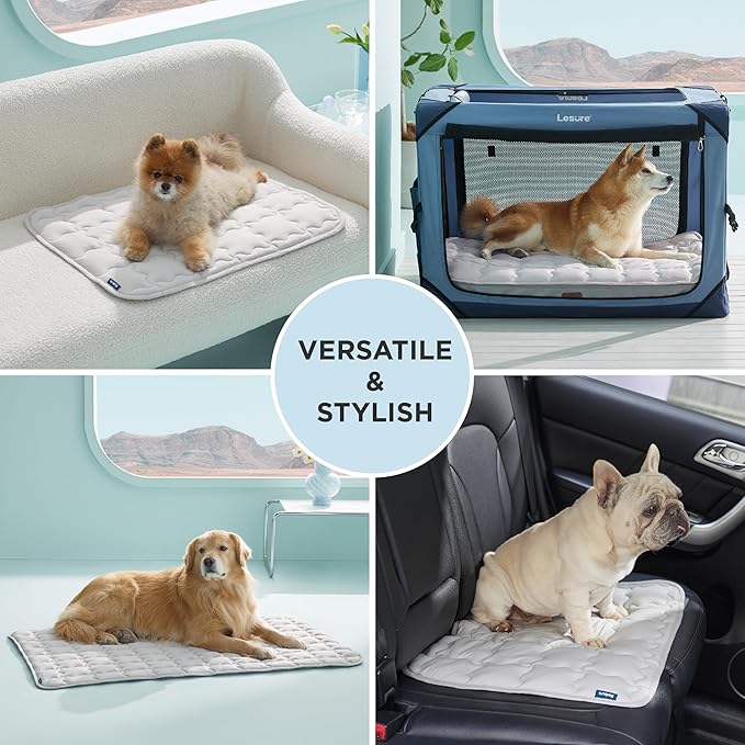 Bedsure Cooling Mat for Large Dogs – 35x23 Thin Washable Cooling Pet Pad for - Image 5