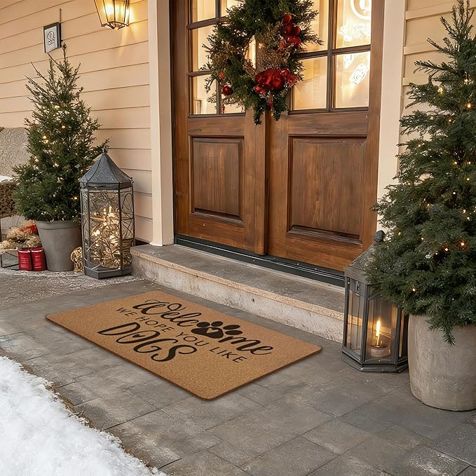 Funny Dog Welcome Door Mats, We Hope You Like Dogs Door Mat - Image 6