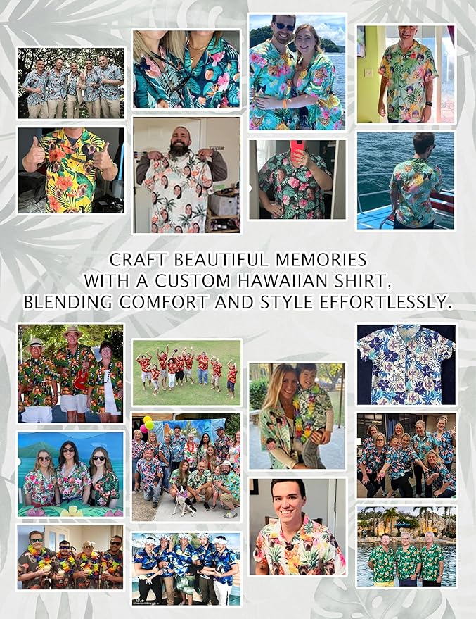 Custom Hawaiian Shirt with Face Photo Picture - Image 8