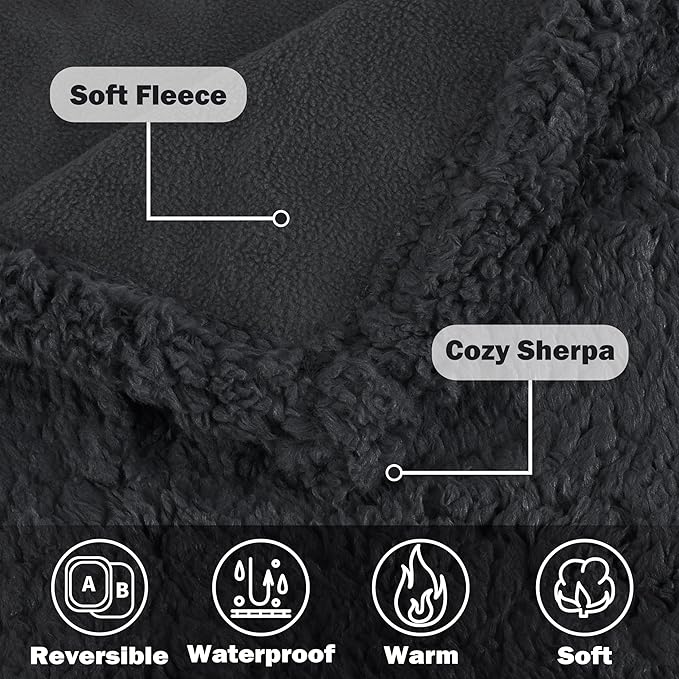 Kritter Planet Waterproof Dog Blanket, Reversible Water Proof Pet Blanket - Image 4