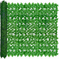 Artificial Ivy Privacy Fence Wall Screen: 48X120 in UV-Anti Faux Greenery by ODTORYHOME