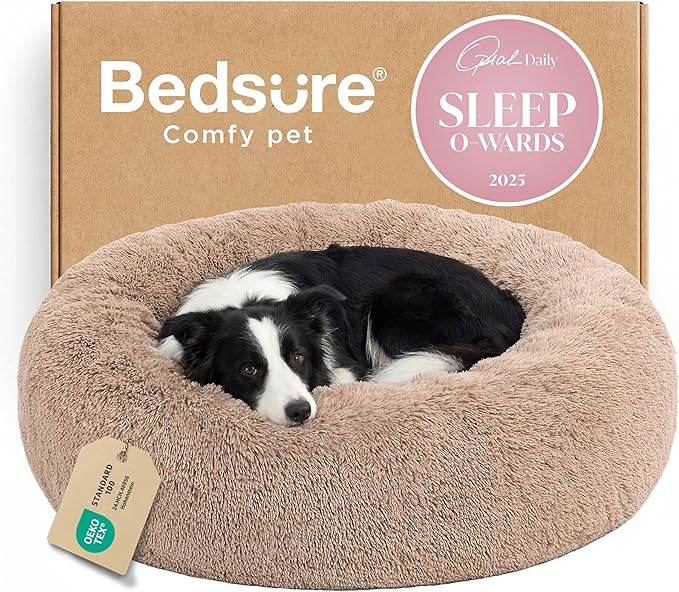 Bedsure Calming Dog Beds Large Sized Dog by BEDSURE