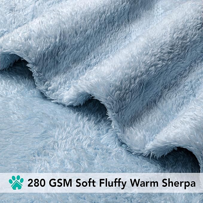 PetAmi Fluffy Soft Dog & Cat Blanket, Calming Pet Blanket Throw - Image 4