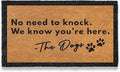 MAINEVENT No Need to Knock We Know You're Here Door Mat 30x17 Inch, No Need to by MainEventUSA