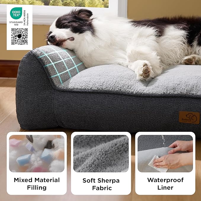 Bedsure SupportMax™ Orthopedic Dog Beds Large Sized Dog - Image 5