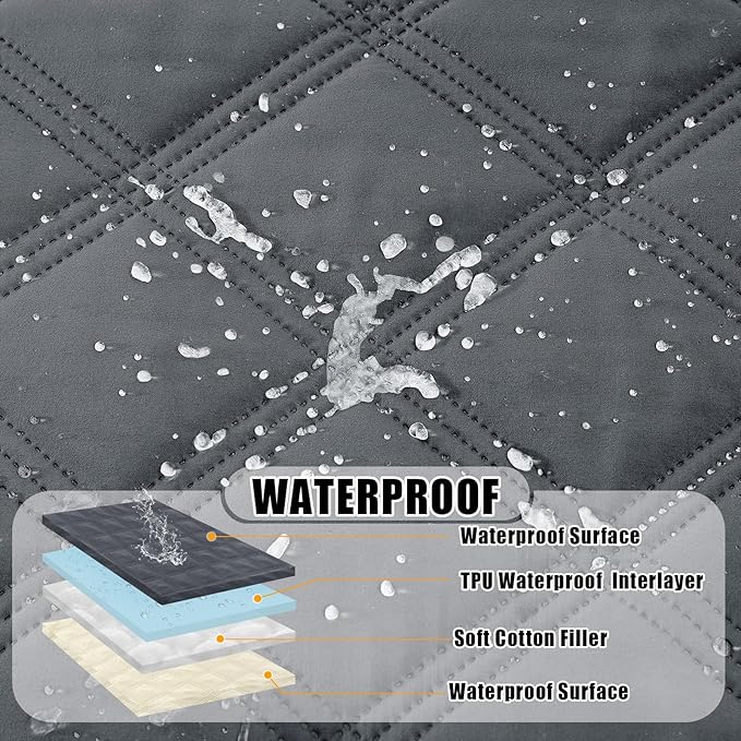 Smiry Waterproof Dog Bed Cover Blanket 40x70, Soft Reversible Pet Blanket - Image 2