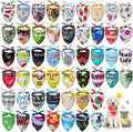 Chunful 50 Pcs Dog Bandanas Bulk Summer Flora Dog Bandanas Pet Triangle Scarf by Chunful