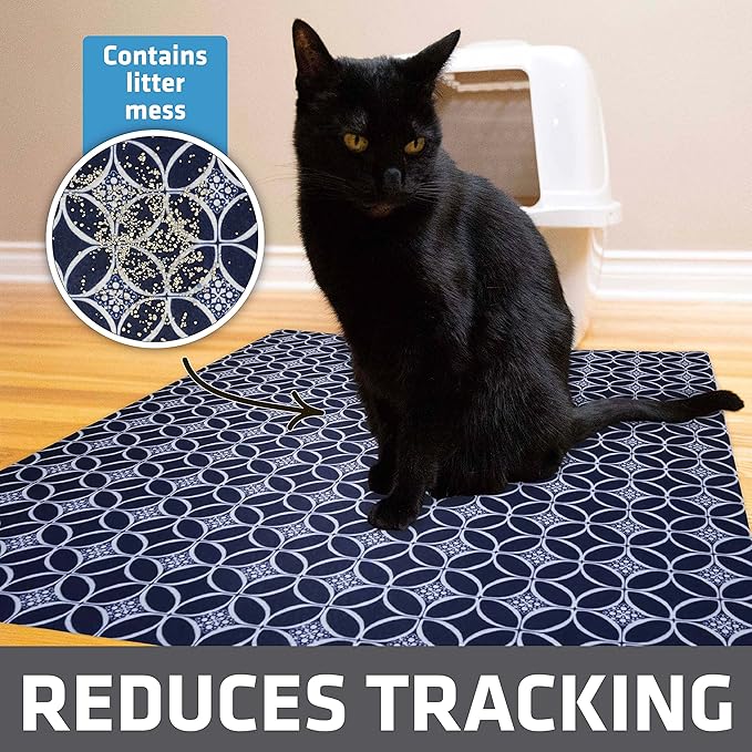 Drymate Cat Litter Box Mat, Litter Trapping Mat, Waterproof, Urine-Proof - Image 2