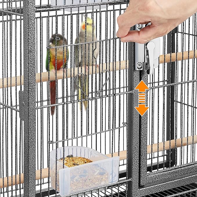 Yaheetech Wrought Iron Extra Large Bird Parakeet Cage - Image 5