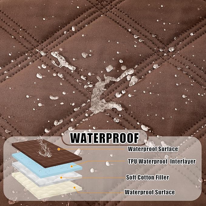 Smiry Waterproof Dog Bed Cover Blanket 40x70, Soft Reversible Pet Blanket - Image 2