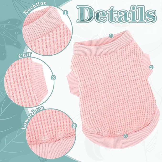 Cozy and Functional Dog Shirts for Small Puppies: Stretchable Wine Red Attire - Image 6