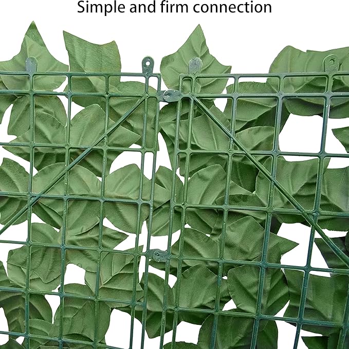 Artificial Ivy Privacy Fence Wall Screen, 40X160 in UV-Anti Faux Greenery - Image 3