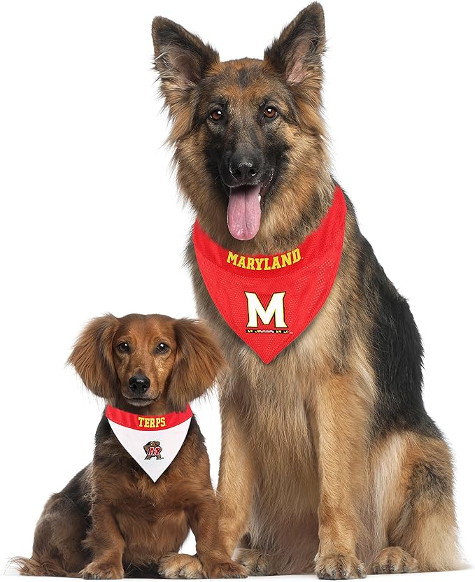 Pets First Collegiate Pet Accessories, Reversible Bandana, Maryland Terrapins - Image 5