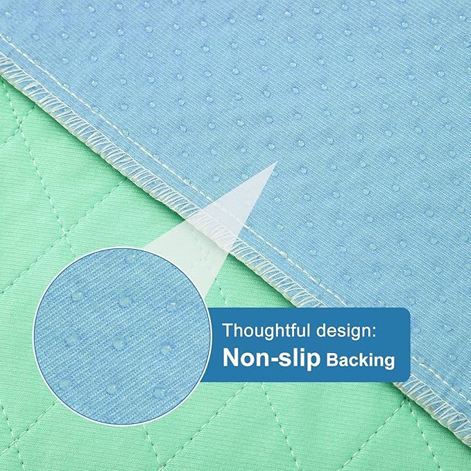 OUTCREATOR® Washable Bed Pads 34" x 56", Incontinence Mattress Protector - Image 3