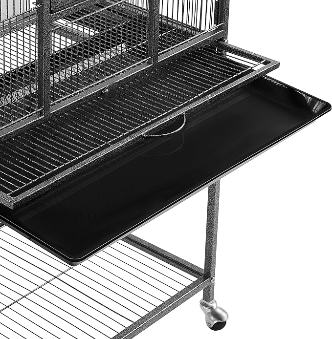 Yaheetech Wrought Iron Extra Large Bird Parakeet Cage - Image 9