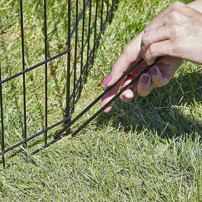 MidWest Homes for Pets Folding Metal Puppy / Dog Exercise Pen, Indoor/Outdoor - Image 3