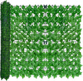 Artificial Ivy Privacy Fence Wall Screen, 40X120 in UV-Anti Faux Greenery by ODTORYHOME