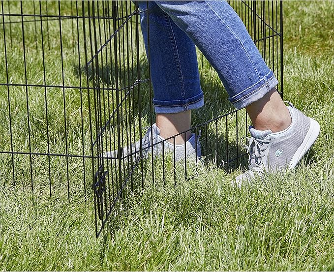 MidWest Homes for Pets Folding Metal Puppy / Dog Exercise Pen, Indoor/Outdoor - Image 4
